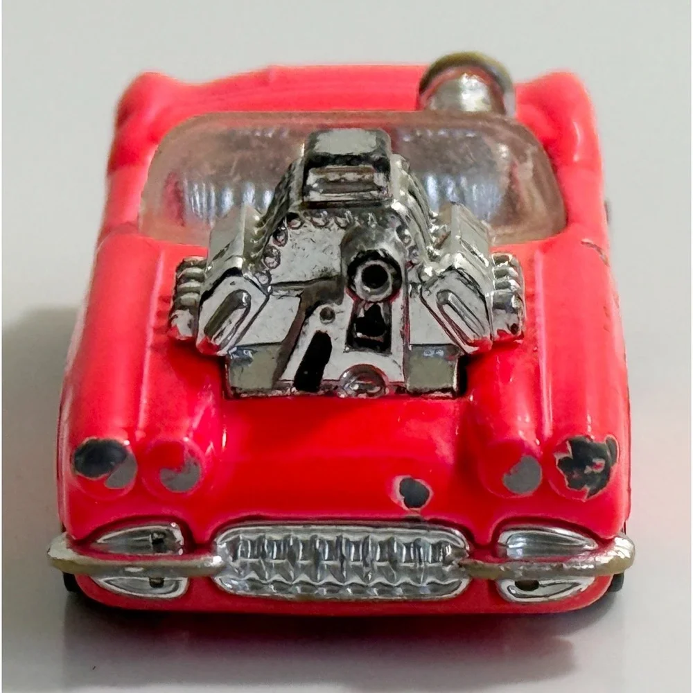 Hot Wheels 1994 Model Series #341 Pink '58 Corvette Coupe 7 Spoke Wheels‎